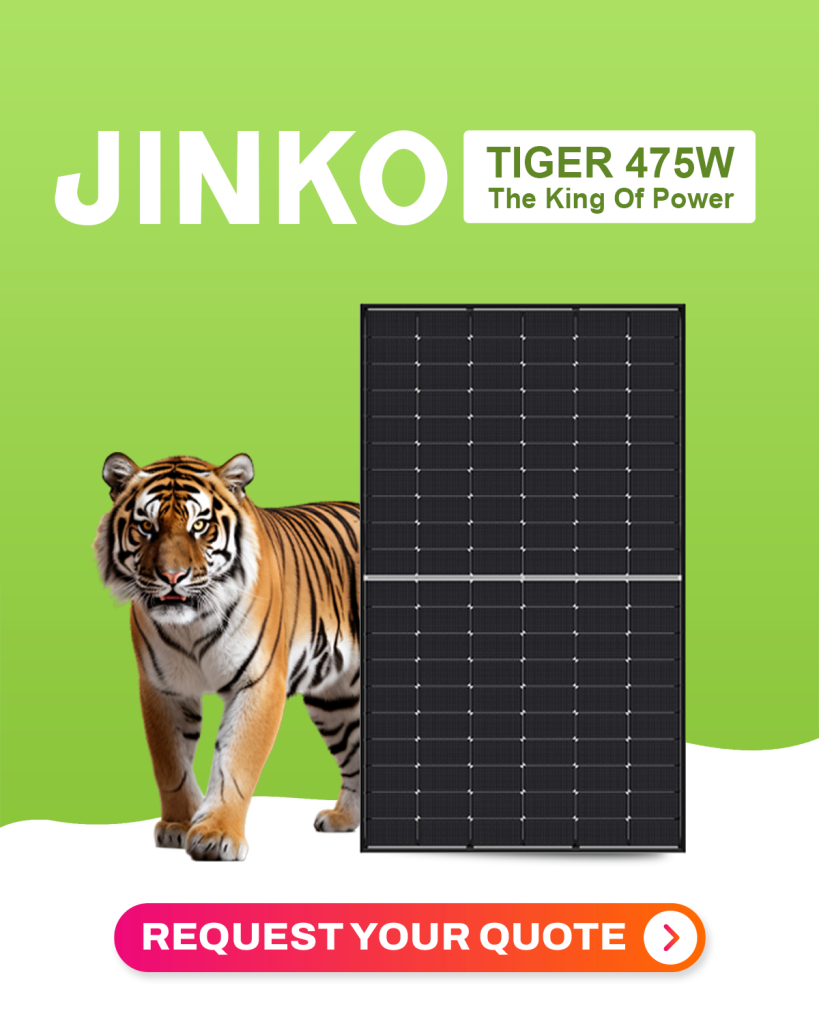 Jinko Tiger 475W By Greenlight Solar